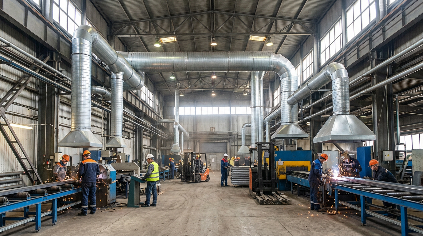 Вентиляция производственного цеха Севастополь